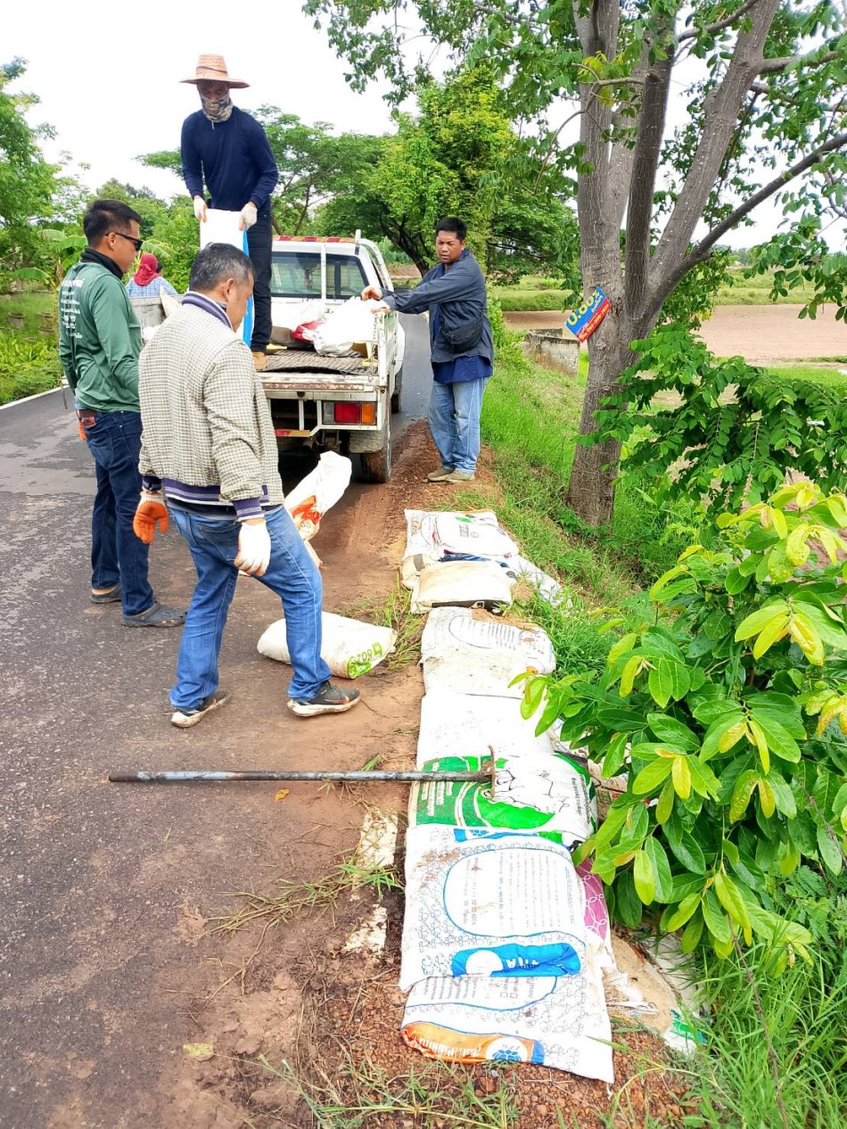 ซ่อมแซมถนนภายในเขตพื้นที่ตำบลโพธิ์สัย